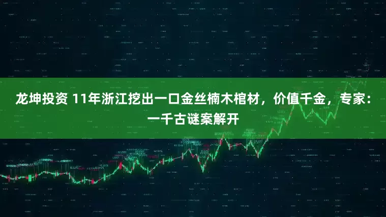 龙坤投资 11年浙江挖出一口金丝楠木棺材，价值千金，专家：一千古谜案解开